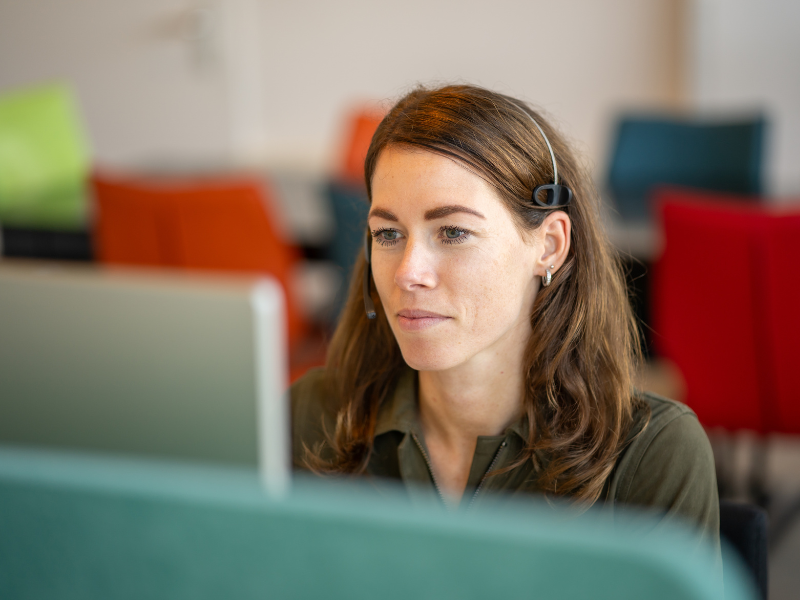Doktersassistent aan het werk